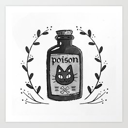 Poison Bottle Art Print