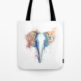 Elephant Watercolor Illustration Tote Bag