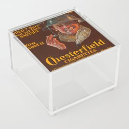 Chesterfield Cigarettes 15 Cents, Mild? Sure and Yet They Satisfy, 1914-1918 by Joseph Christian Leyendecker Acrylic Box