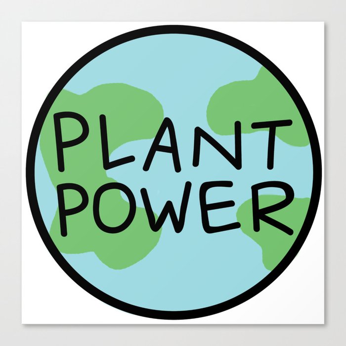 Plant Power Canvas Print