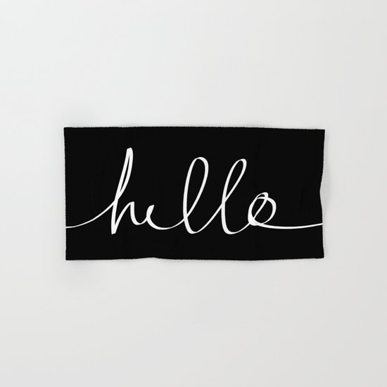 Hello Hand & Bath Towel