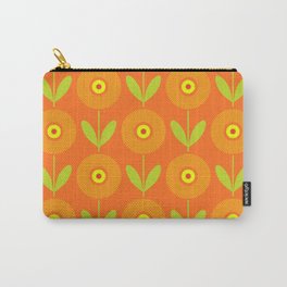 Gira Pattern IV - Retro Flowers Series Carry-All Pouch