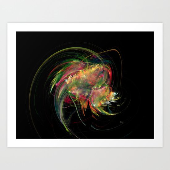 Color Burst Art Print