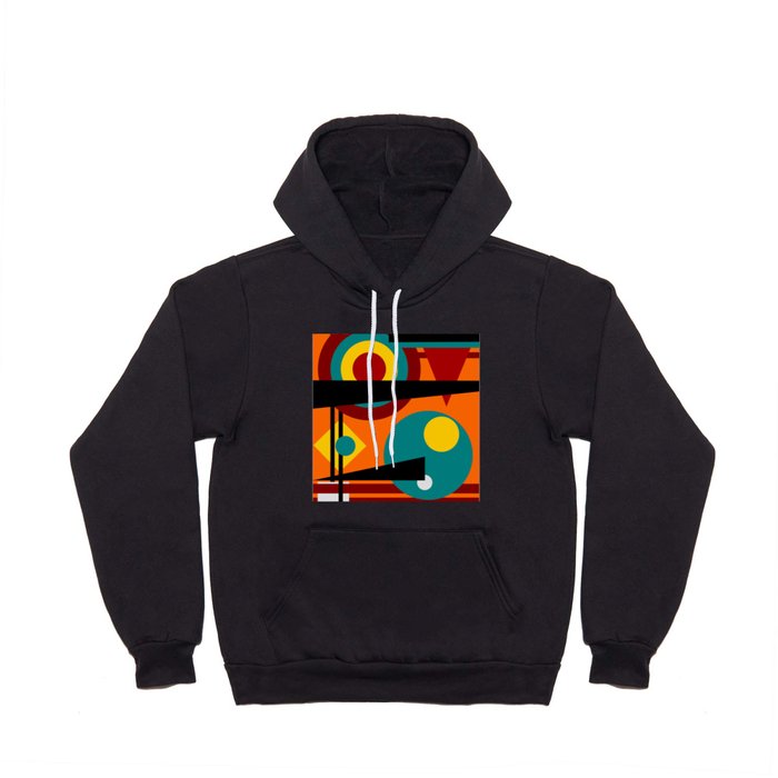 Abstract Geometric Colorful Composition shapes Hoody