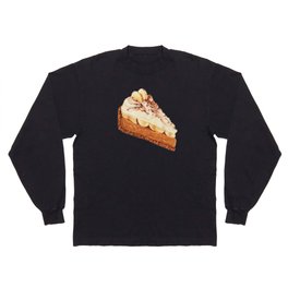 Banoffee Pie Pattern - Cream Long Sleeve T-shirt