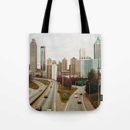 Atlanta Skyline Tote Bag