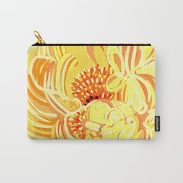 In the yellow - peony design Carry-All Pouch
