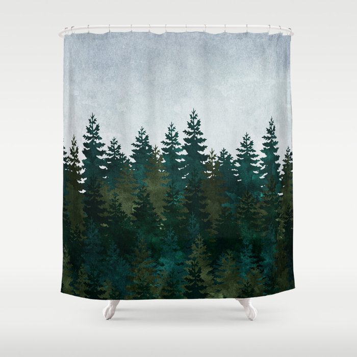 Evergreen Shower Curtain