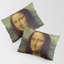 Mona Lisa by Leonardo da Vinci Pillow Sham