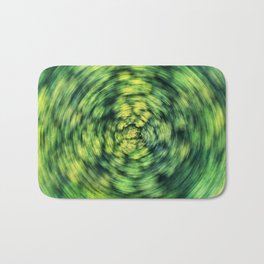 Spinning Canopy Bath Mat | Green, Forestcanopy, Blurred, Aerial, Drone, Rotate, Shaunlowe, Spin, Abstract, Forest 