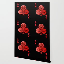 Clubs Poker Ace Casino Wallpaper