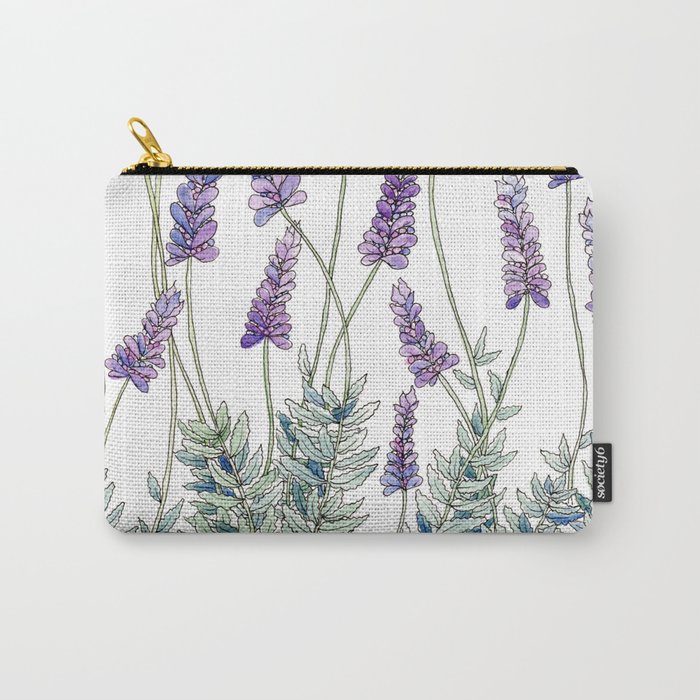 Lavender, Illustration Carry-All Pouch