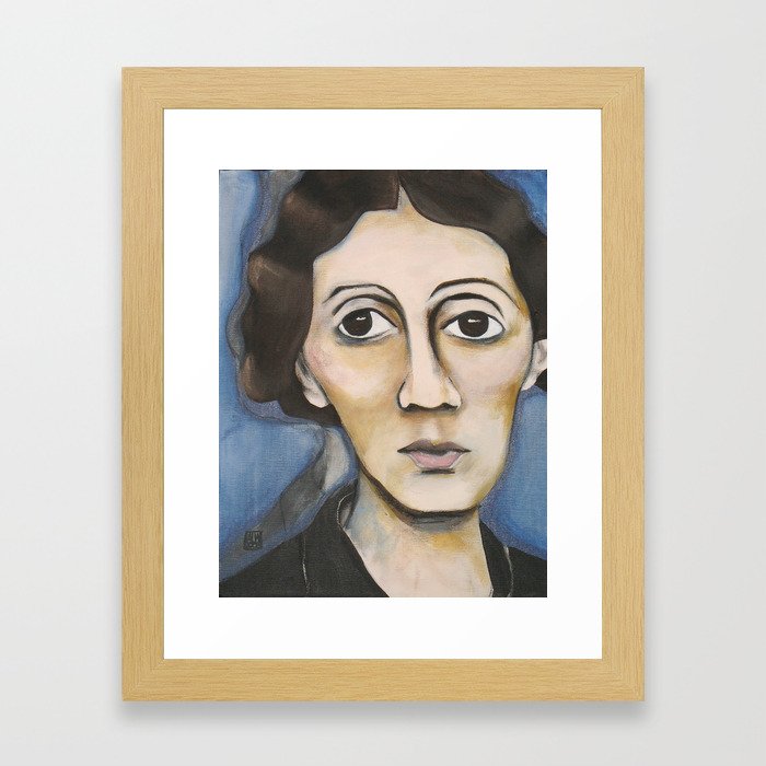 Virginia Woolf Framed Art Print