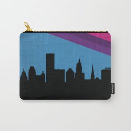 Providence Skyline Carry-All Pouch | Skyscapers, Landscape, Cityscape, Ofamerica, Metropolis, Pink, Village, Attractions, Landmarks, Cityline 