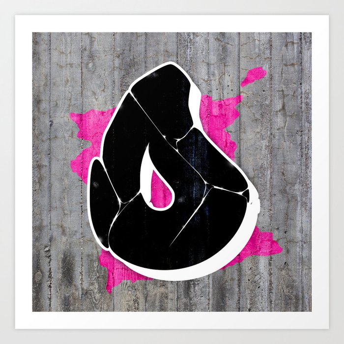 O - Graffiti letter Art Print by Joax | Society6