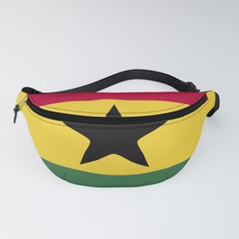 Ghana flag emblem Fanny Pack