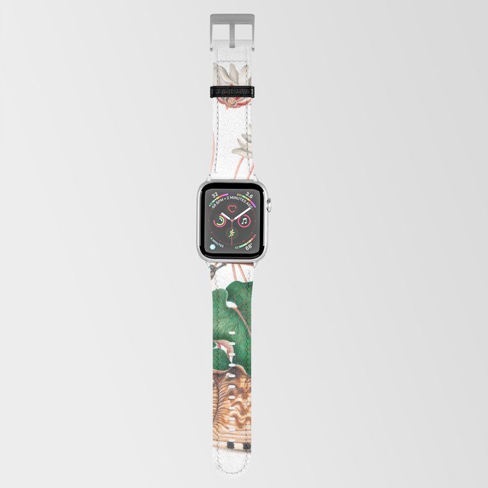 Crimson topaz hummingbird, Cyclamen, Red Postman and shells from the Natural History Cabinet  Apple Watch Band