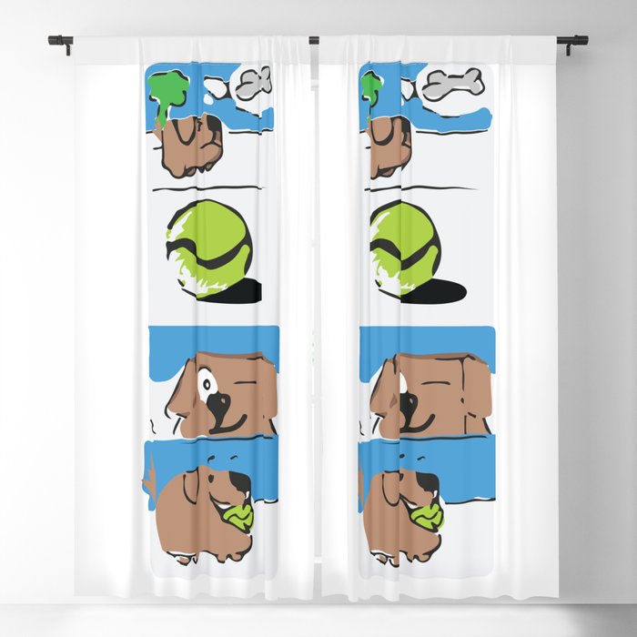 Hungry Dog Blackout Curtain