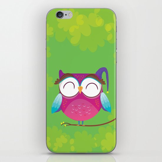 Night owl iPhone & iPod Skin