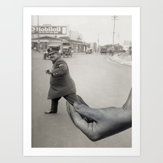 NUMBER 7 Art Print
