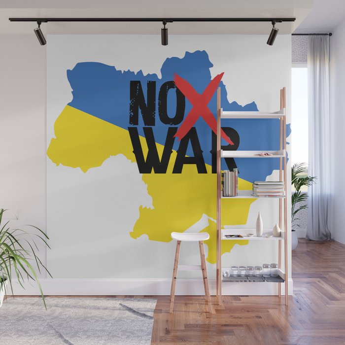 Ukraine No War Wall Mural