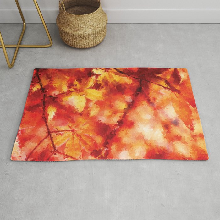 Autumnal Leaves Rug