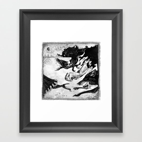 Hunted Framed Art Print