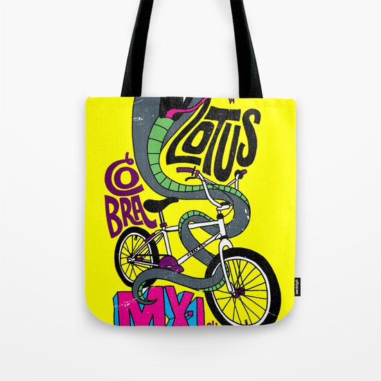 Lotus BMX Tote Bag