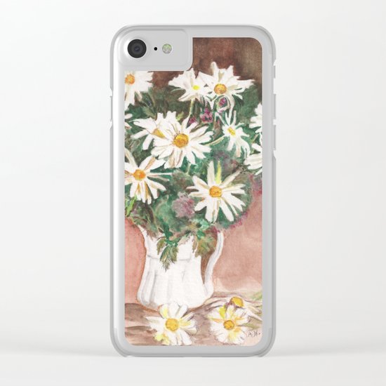 Still Life of Daisies Clear iPhone Case