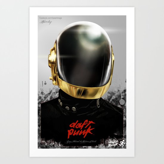 Daft Punk I Art Print