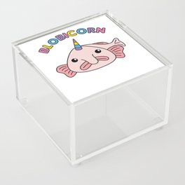 Funny Blobfish Unicorn Blobicorn Blobfish Acrylic Box