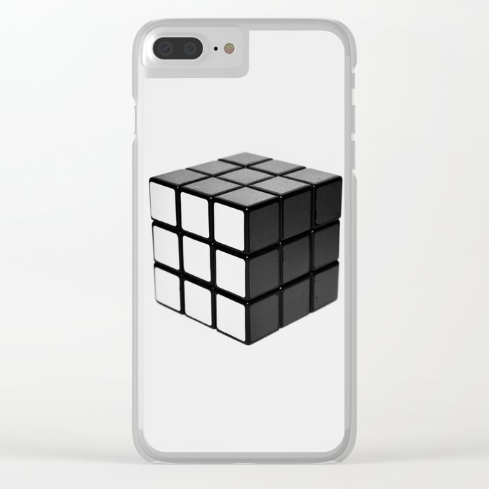 Minimalist Rubik S Cube Clear Iphone Case By Mrabramyhev