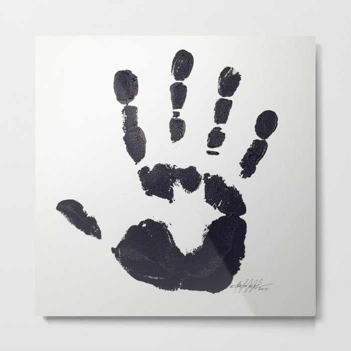 Handprint Metal Print