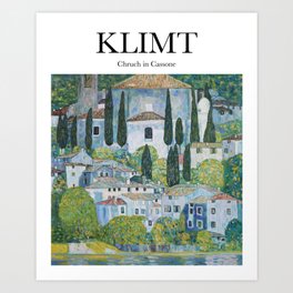 Klimt - Church in Cassone Art Print