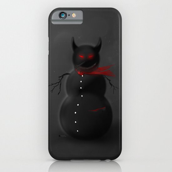 Dark Snowman iPhone & iPod Case