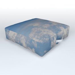 Must Have Clouds in Blue Sky Over Switzerland Outdoor Floor Cushion