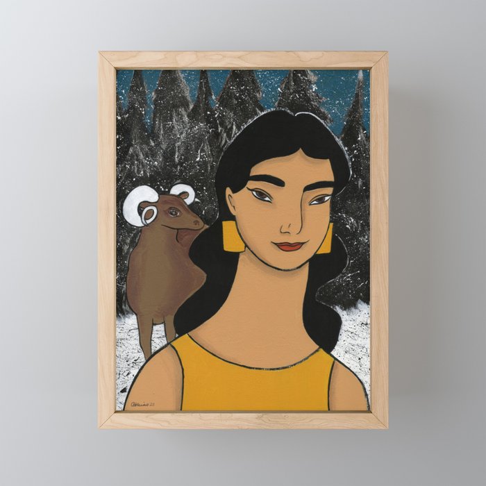 Aries by Amanda Laurel Atkins Framed Mini Art Print