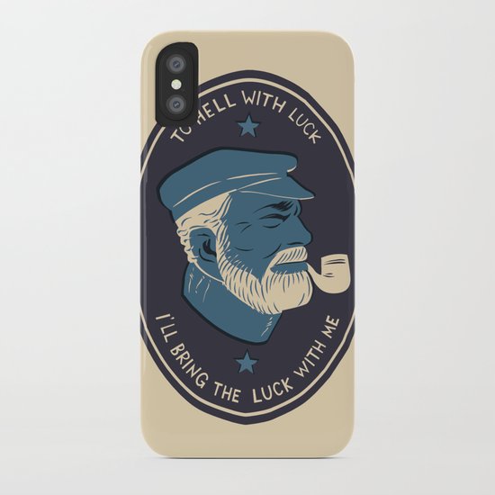 To Hell With Luck! iPhone Case