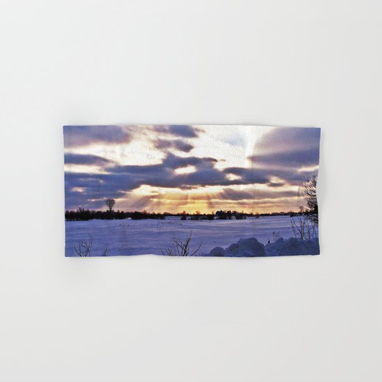 Sun Rays From Above Hand & Bath Towel