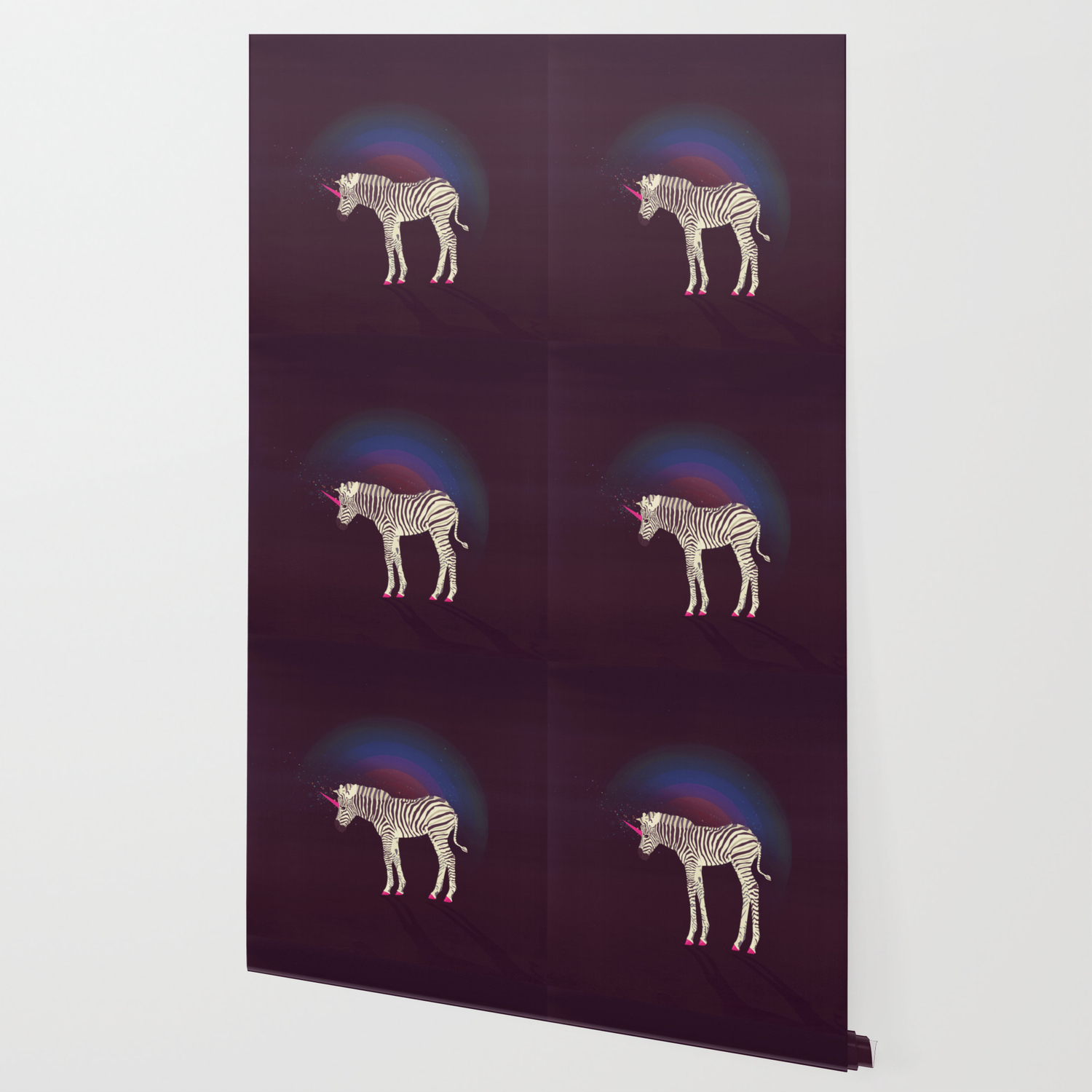 Magic Unicorn Zebra Wallpaper By Sybillesterk Society6