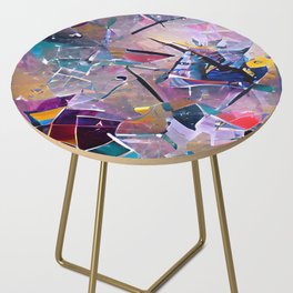 Scattered Geometry Side Table