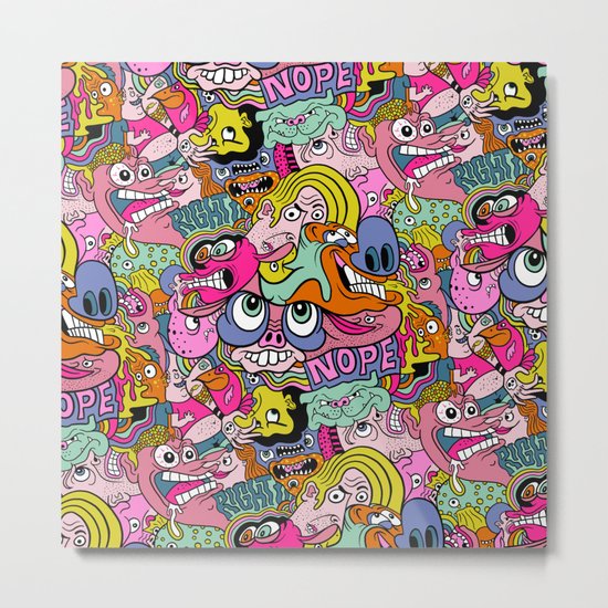 Doodles gone wild Metal Print