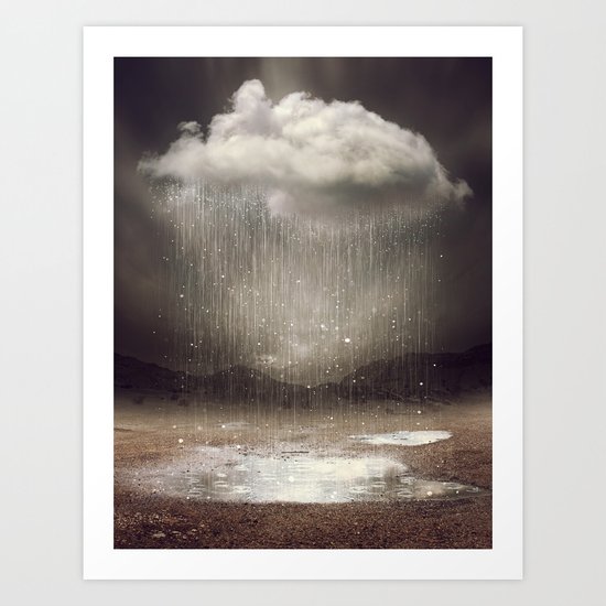 It's Okay. Even the Sky Cries Sometimes. Art Print