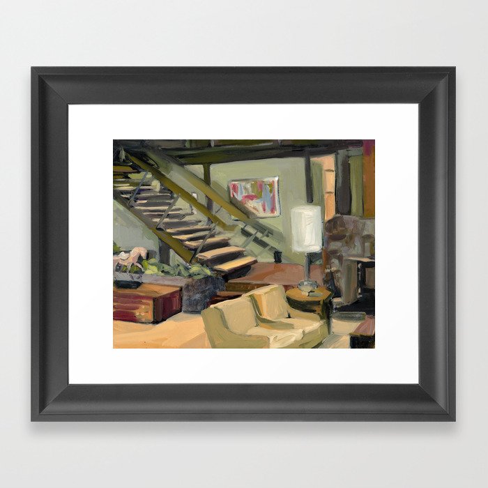 A Very Brady 70's Living Room Framed Art Print