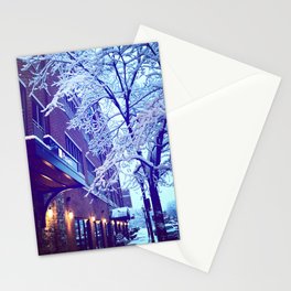 Snowy Evening Stationery Cards