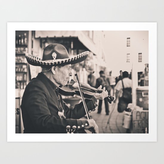 Mr. Violinist Art Print