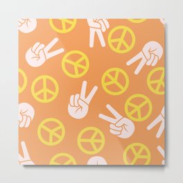 Peace Symbols  Metal Print