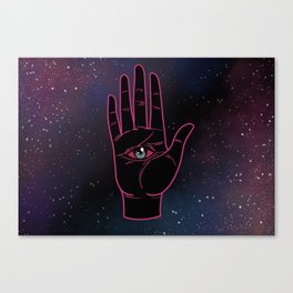 Hand with Eye Canvas Print