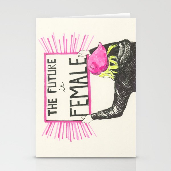 The Future is Female Stationery Cards