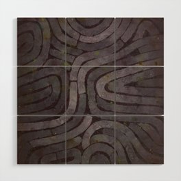 'Careful Where You Stand, It Is Getting Dark 2' Wood Wall Art